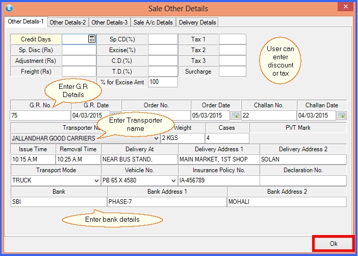 fmcg sale invoice other details 1